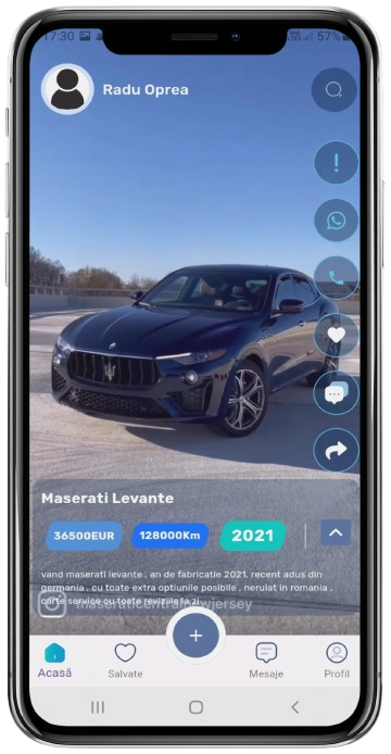 anunturi maserati in aplicatia woxcars